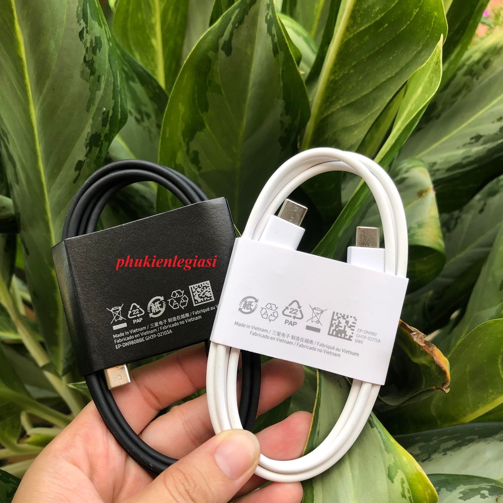Cáp sạc PD Type C to Type C Mã S21