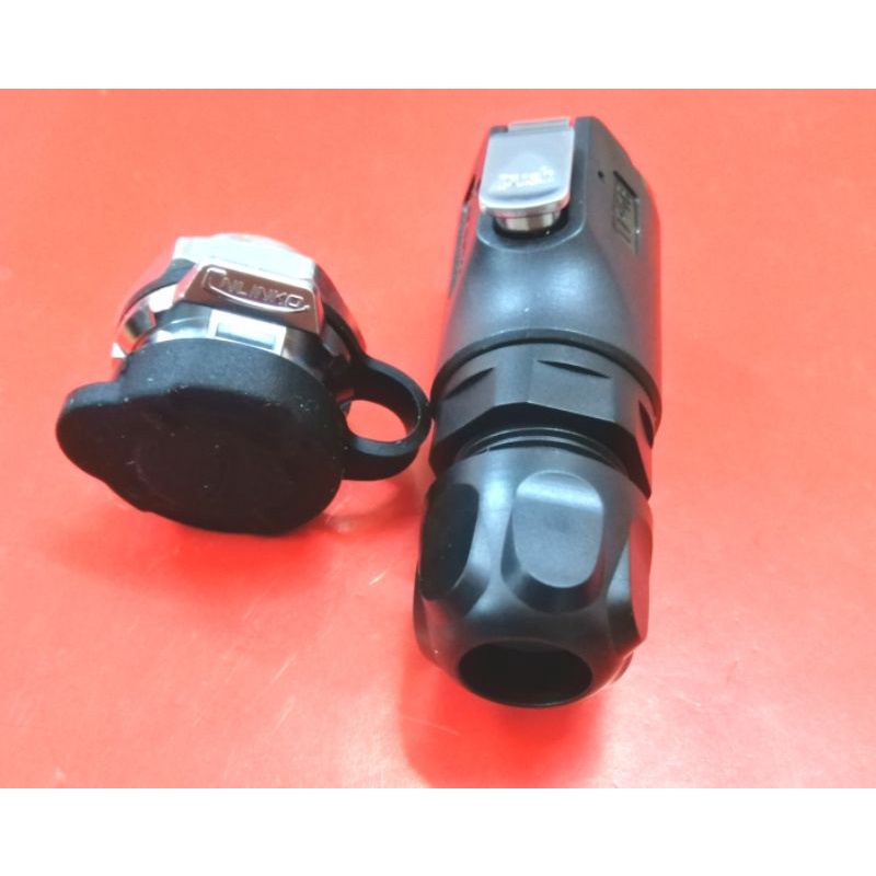Bộ đầu nối dây connector đực cái chống nước M16 4 pin bắt vỏ máy chuẩn IP67