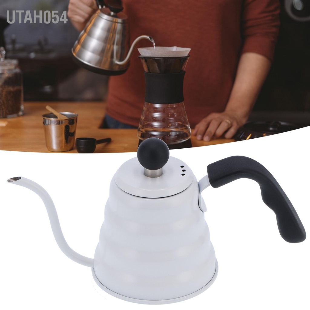 [Hàng Sẵn] Ấm Cổ Ngỗng Rót Nước Pha Cà Phê 600ml【Utah054】