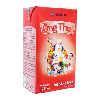 Sữa đặc Vinamilk ông thọ có đường - hộp giấy đỏ 1284g