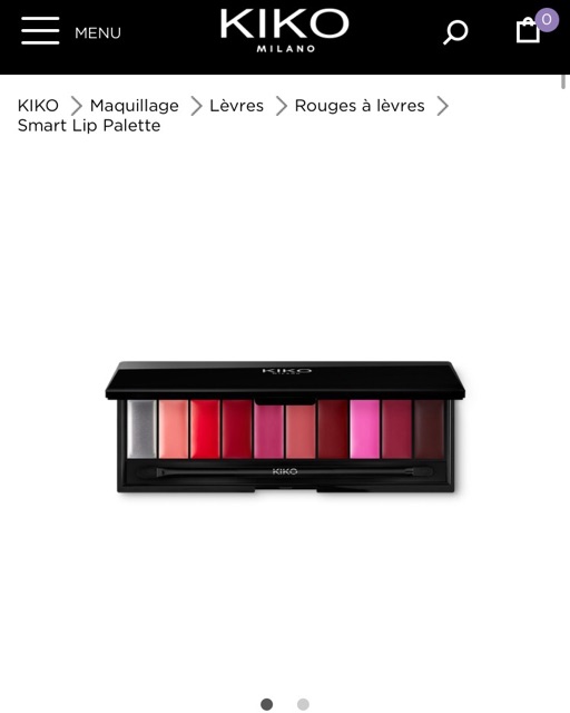 Bảng son 10 màu siêu hót của Kiko Milano 💋💋SMART LIP PALETTE 💋💋💋