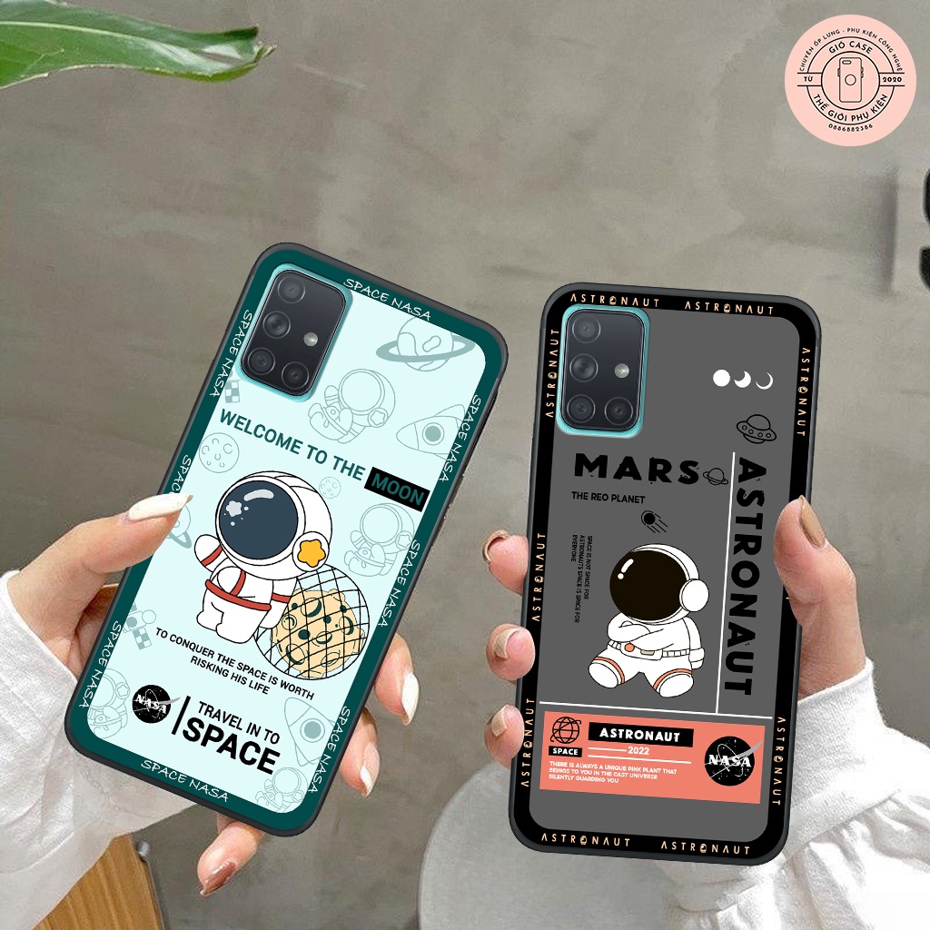 Ốp lưng Samsung A31 - A51 - A71 - M51 vũ trụ astronaut phiên bản mới, ốp bảo vệ điện thoại giá rẻ, thời trang