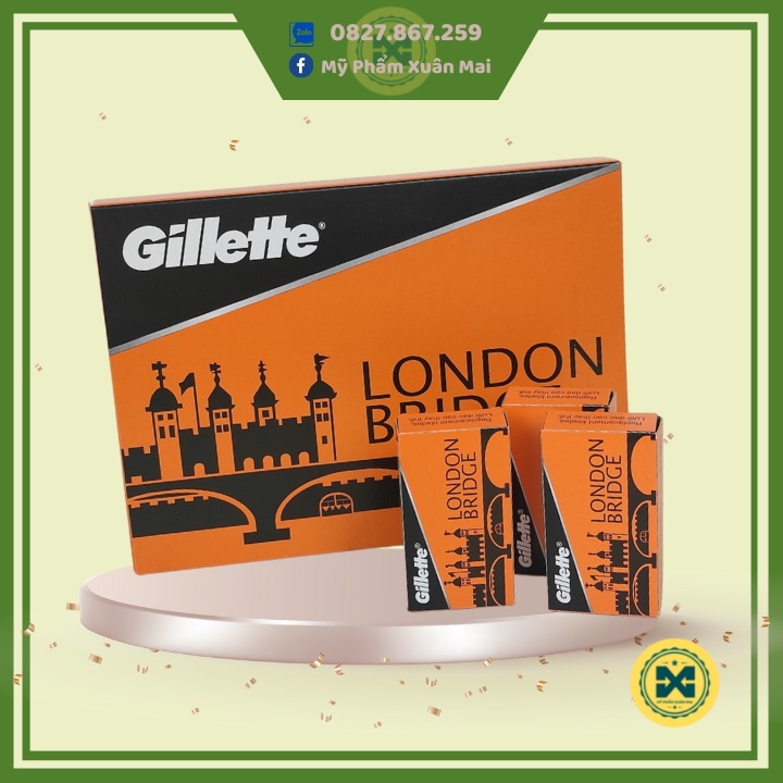 Vỉ 100 Lưỡi dao lam Gillette London Bridge