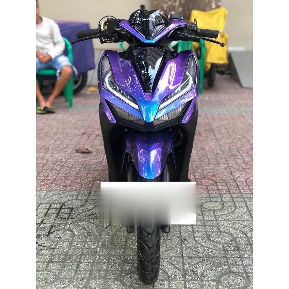 [COMBO] Sơn xịt dành cho xe máy kháng xăng Samurai màu Titan Xanh Ánh Tím 3D - T901 + bóng 2K01 , Dầu nhớt 20