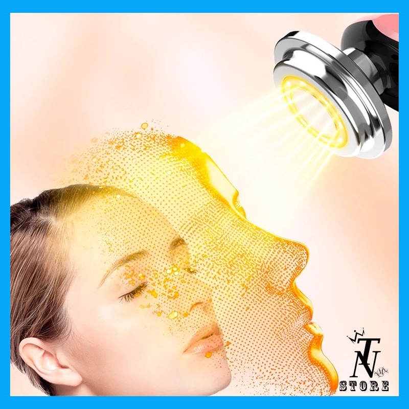 Máy đẩy tinh chất điện di nóng lạnh, massage mặt, nâng cơ, dưỡng trắng, tái tạo da