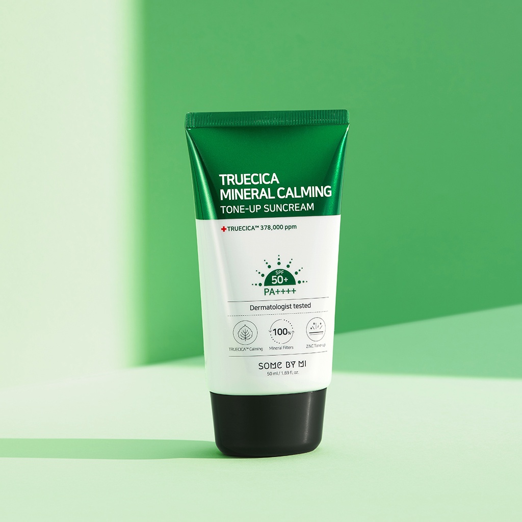 Kem chống nắng nâng tông da SOME BY MI Truecica Mineral Calming Tone-up Suncream SPF50+ PA++++ 50ml