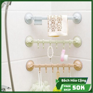 MÓC TREO ĐỒ NHÀ TẮM HÚT CHÂN KHÔNG