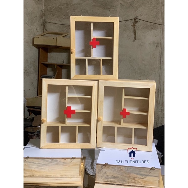 Tủ thuốc y tế gia đình treo tường không mái dành cho gia đình công sở trường học- D&H Furnitures