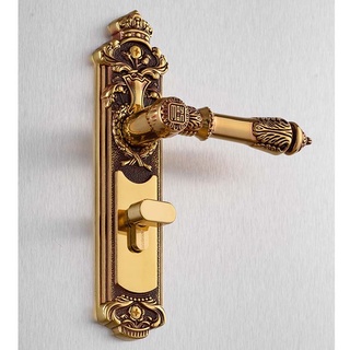 khóa cửa tay bẻ, Khóa Huy Hoàng HC5824, khóa cửa gỗ