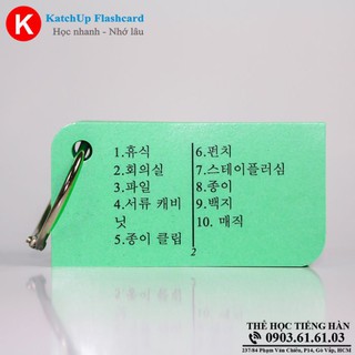 COMBO Flashcard Tiếng Hàn Sơ cấp TOPIK 1,2 (Từ vựng, ngữ pháp)