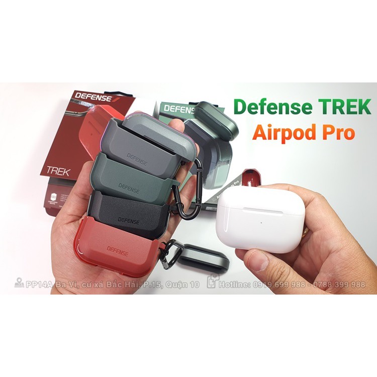 Case Airpod Pro thương hiệu XDoria Defense Trek chính hãng