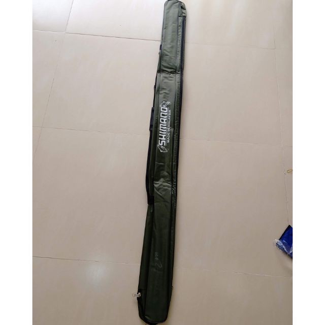 Giá Rẻ Bao Cần câu cá Shimano Màu Xanh camo dài 1m2-1m5-1m6-1m7-túi đựng cần câu cá-bao đựng cần