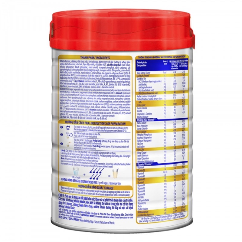 Sữa Pedia Kenji 2+ ( 2 đến 10 tuổi) 850g