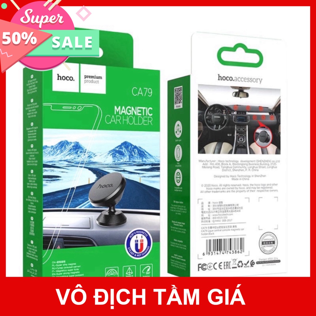 (Sale) Giá Đỡ Điện Thoại Trên Xe Hơi Hoco CA79. Sử Dụng Đa Năng Tiện Dụng, Dán Từ Tính TGPK8999 | BigBuy360 - bigbuy360.vn
