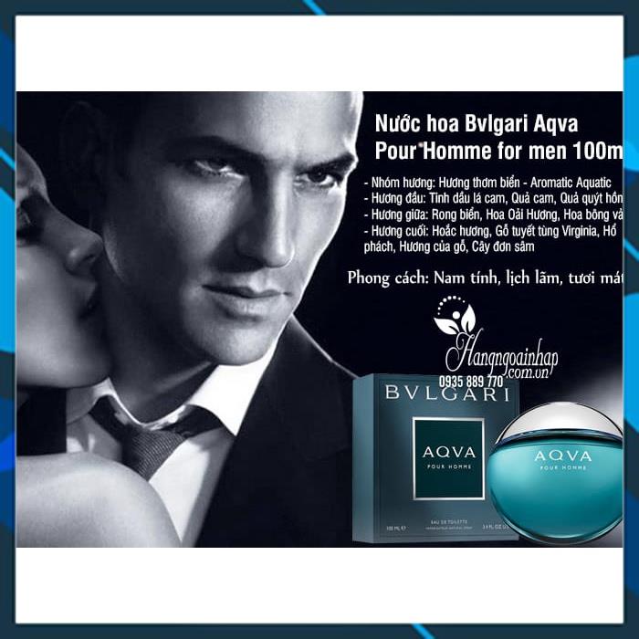 Nước hoa AQVA ❄️ 100ml mát lạnh sảng khoái nam tính đầy mạnh mẽ lưu hương lâu !