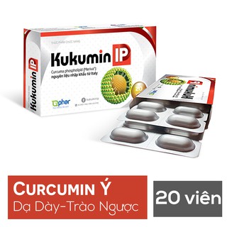 Curcumin tinh nghệ Ý - Cho người Dạ Dày Trào Ngược Kukumin IP