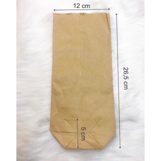 [Sẵn hàng] 100 Túi giấy đựng bánh mì (12x26,5)