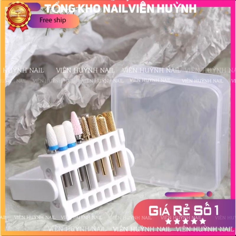 Hộp đựng đầu mài nail