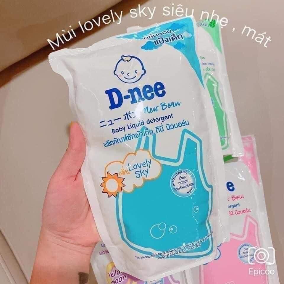 Nước giặt Dnee túi 600Ml hàng nội địa chính hãng Thái Lan hương thơm bền lâu