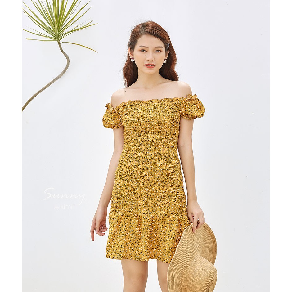 Đầm nhún body đuôi cá Kims - ad190061