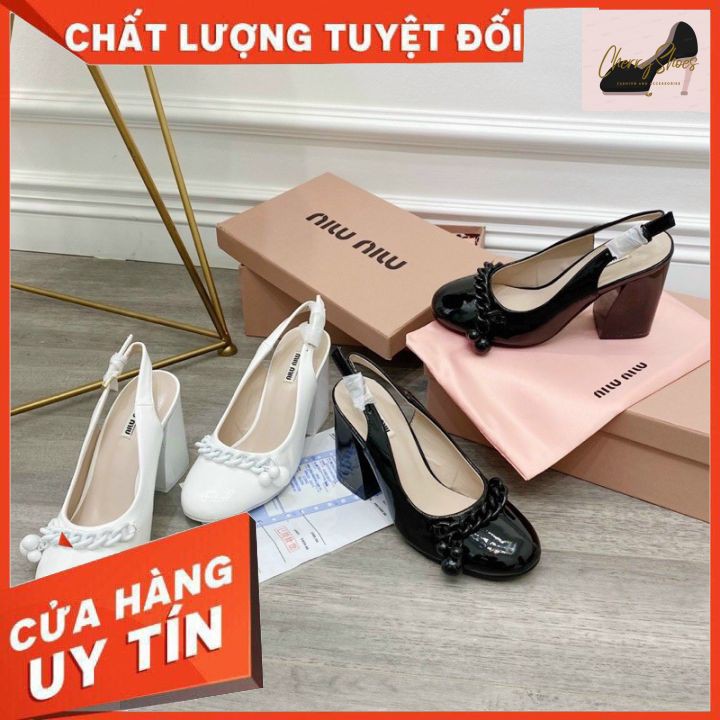 Giày Miumiu Siêu Hot Hàng QCCC Kèm Ảnh Thật Và Video