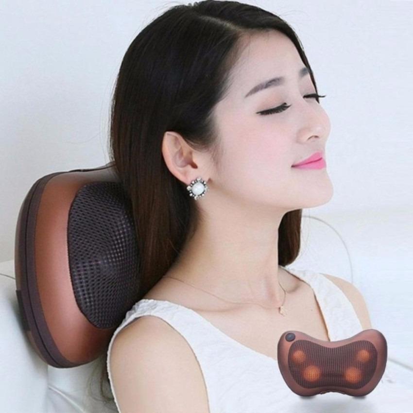 PVN2569 Gối Massage Hồng Ngoại 8 Bi Nhập Khẩu Nhật Bản T2 .