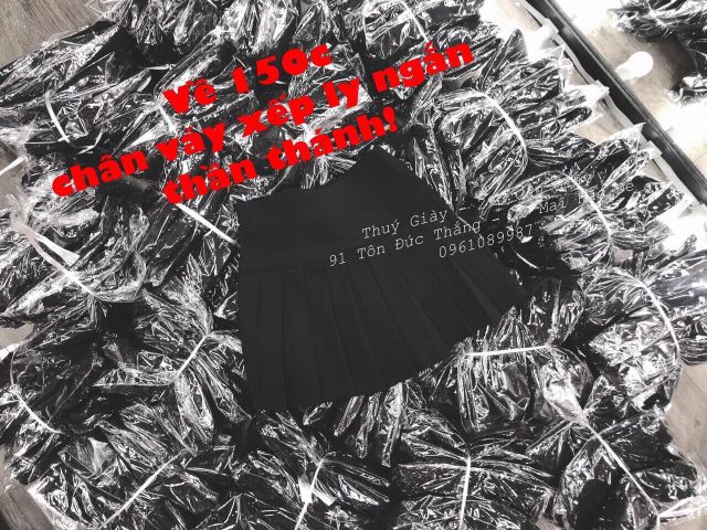 Chân váy xếp li ngắn L1