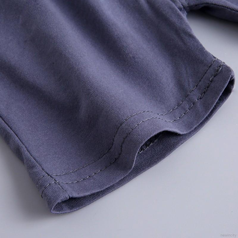 Bộ đồ gồm áo thun không tay hình cậu bé bút chì + quần short đáng yêu cho bé