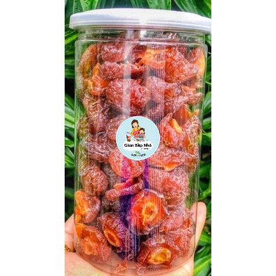 Mứt đào chẻ sấy dẻo đà lạt thơm ngon lạ miệng - hủ 500g