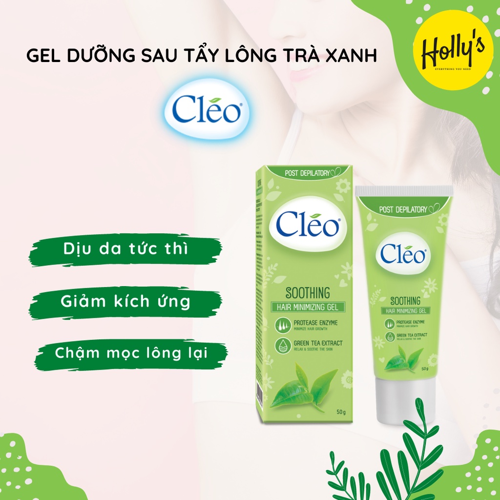 Gel dưỡng sau tẩy lông Cleo - Kem giảm thâm nách Cleo