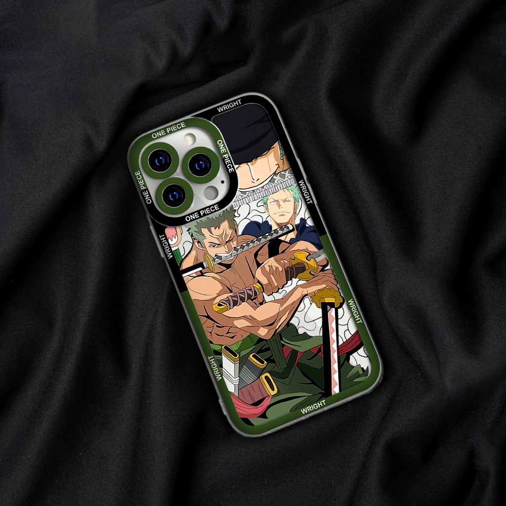 Ốp lưng iphone cạnh vuông Zoro 2 One Piece Wrightcase 6plus/7/8/8plus/x/xs/11/12/pro/max/plus/promax