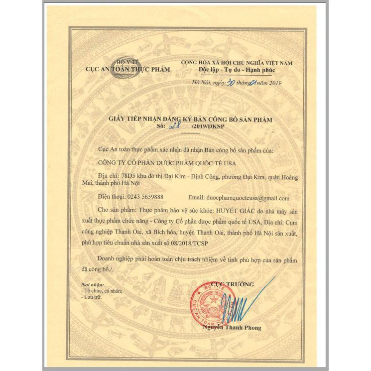 Viên uống HUYẾT GIÁC giúp tan bầm tím,nhanh lành vết thương