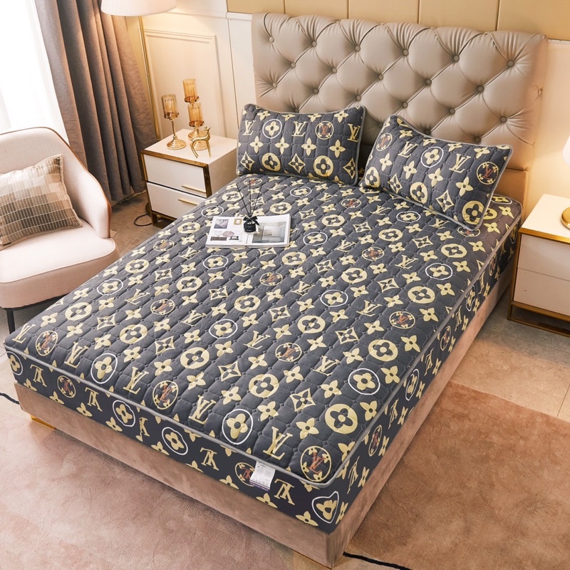 Ga gối cotton trần chống thấm tuyệt đối kháng khuẩn thoáng mát mẫu mới nhất 2022