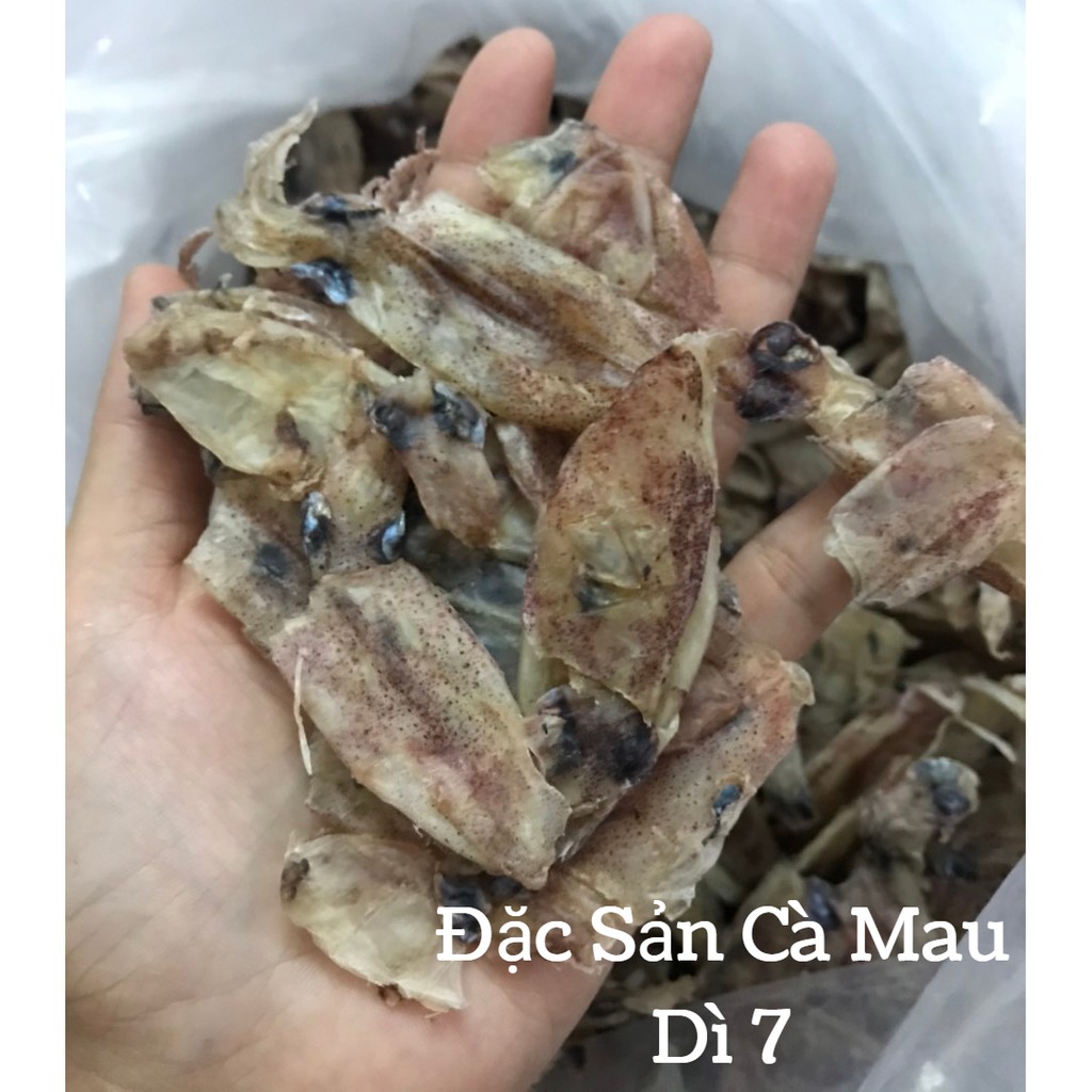 [500Gram] Khô mực chuối Sông Đốc Cà Mau, mực nguyên con, vị mặn, chỉ dùng nấu súp, nấu nước dùng, rim