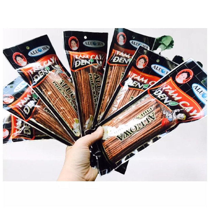 Tăm đen siêu cay, Bim bim tăm đen hàng Việt Nam ăn vặt siêu mê