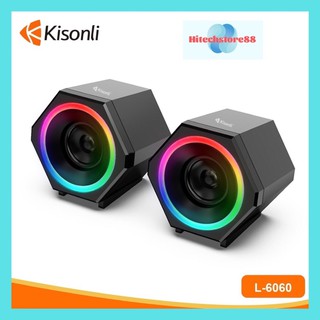 Loa vi tính 2.0 Kisonli L-6060 LED