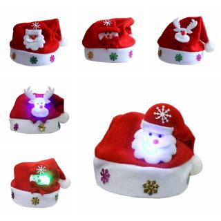 Mũ Ông Già Noel Nhồi Bông Chất Lượng Cao Trang Trí Giáng Sinh Mới Cho Người Lớn Và Trẻ Em