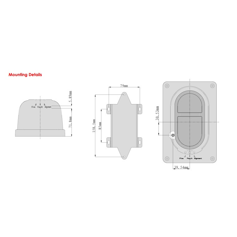 Đầu báo khói beam Tanda TX7130
