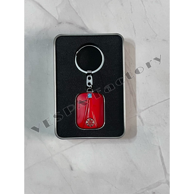 MÓC CHÌA KHOÁ KIM LOẠI LOGO XE VESPA CAO CẤP SANG TRỌNG