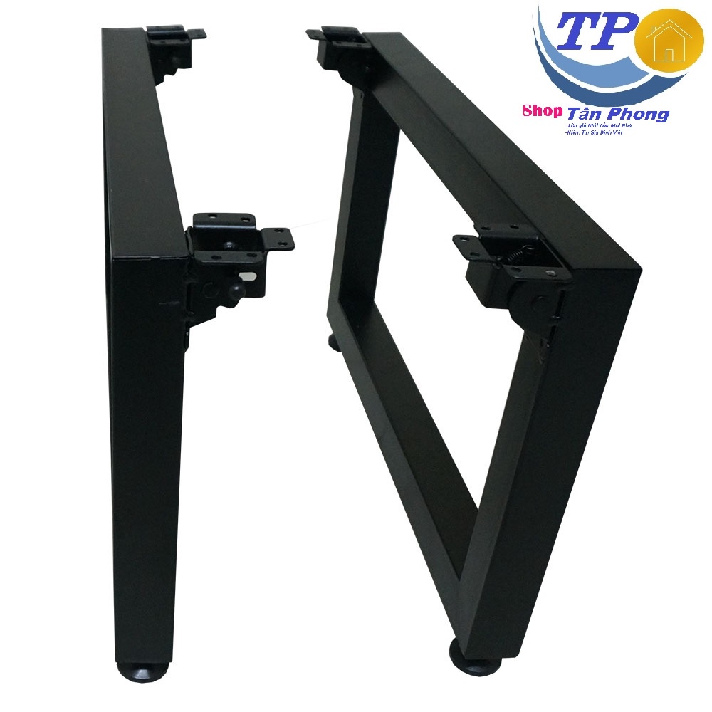 Chân Bàn U Bệt làm bàn học,Nguyên chân bàn ăn gấp gọn {GIÁ TẠI XƯỞNG} chân sắt ngồi bệt sơn tĩnh điện màu đen