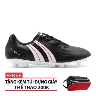 Giày Đá Banh Pan Thái Lan Đế Đinh AG Patriot đen