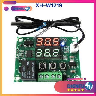 Mạch cảm biến nhiệt độ điều khiển thiết bị 2 led hiển thị xh-w1219