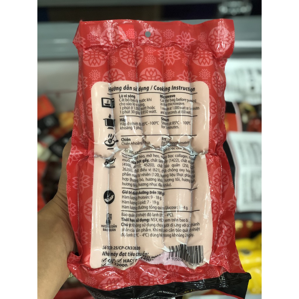 Xúc Xích CP Veal 500g  loại ngon chính hãng