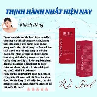 (chính hãng 100%) PEEL DA SINH HỌC TẠI NHÀ-SERUM RED JIUHE THANH TÔ- GIÚP DA CĂNG BÓNG NAGY LẦN ĐẦU SỬ DỤNG
