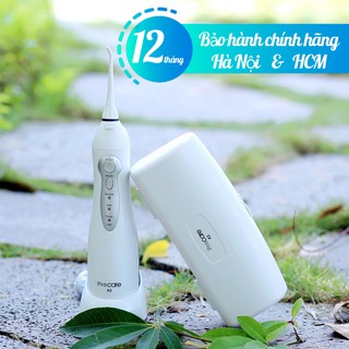 Máy tăm nước Procare A3, 3 chế độ điều chỉnh, nhịp rung tia nước 1400 lần/phút