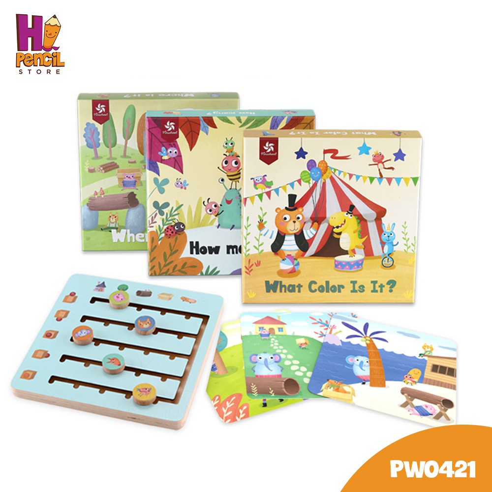 [Mã LT50 giảm 50k đơn 250k] Trò Chơi Ghép Màu Ghi Nhớ Pinwheels - (22x22x3.5 cm)