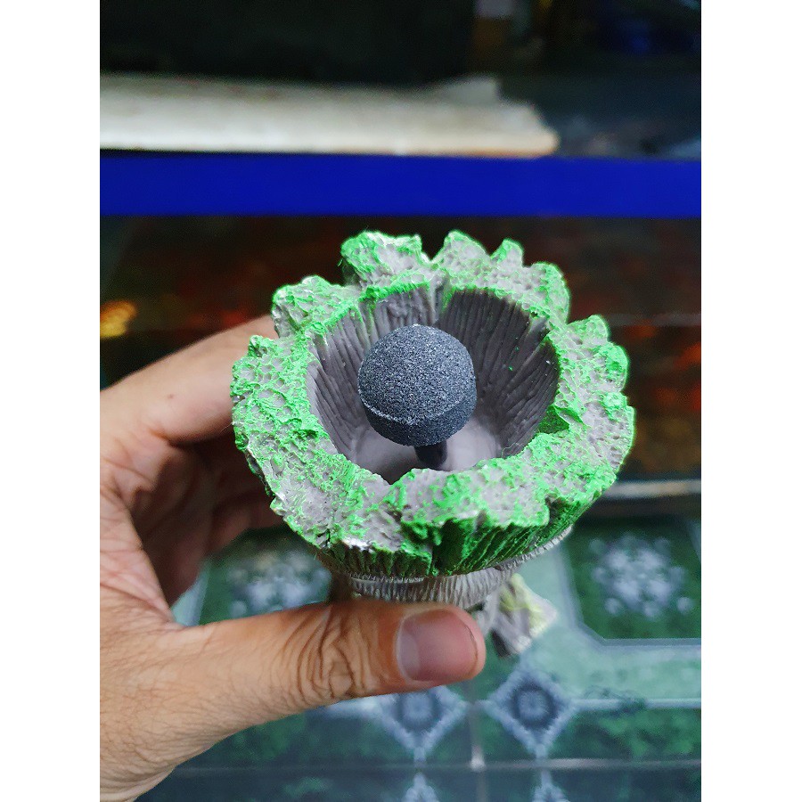 CHÚ BÉ THỎI OXY TRANG TRÍ HỒ CÁ NON BỘ CAO 11CM