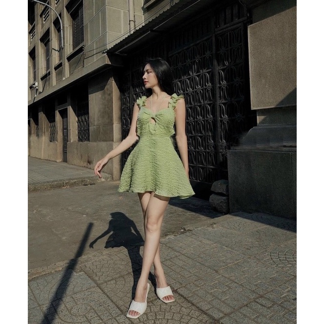 đầm xốp bơ 2dây