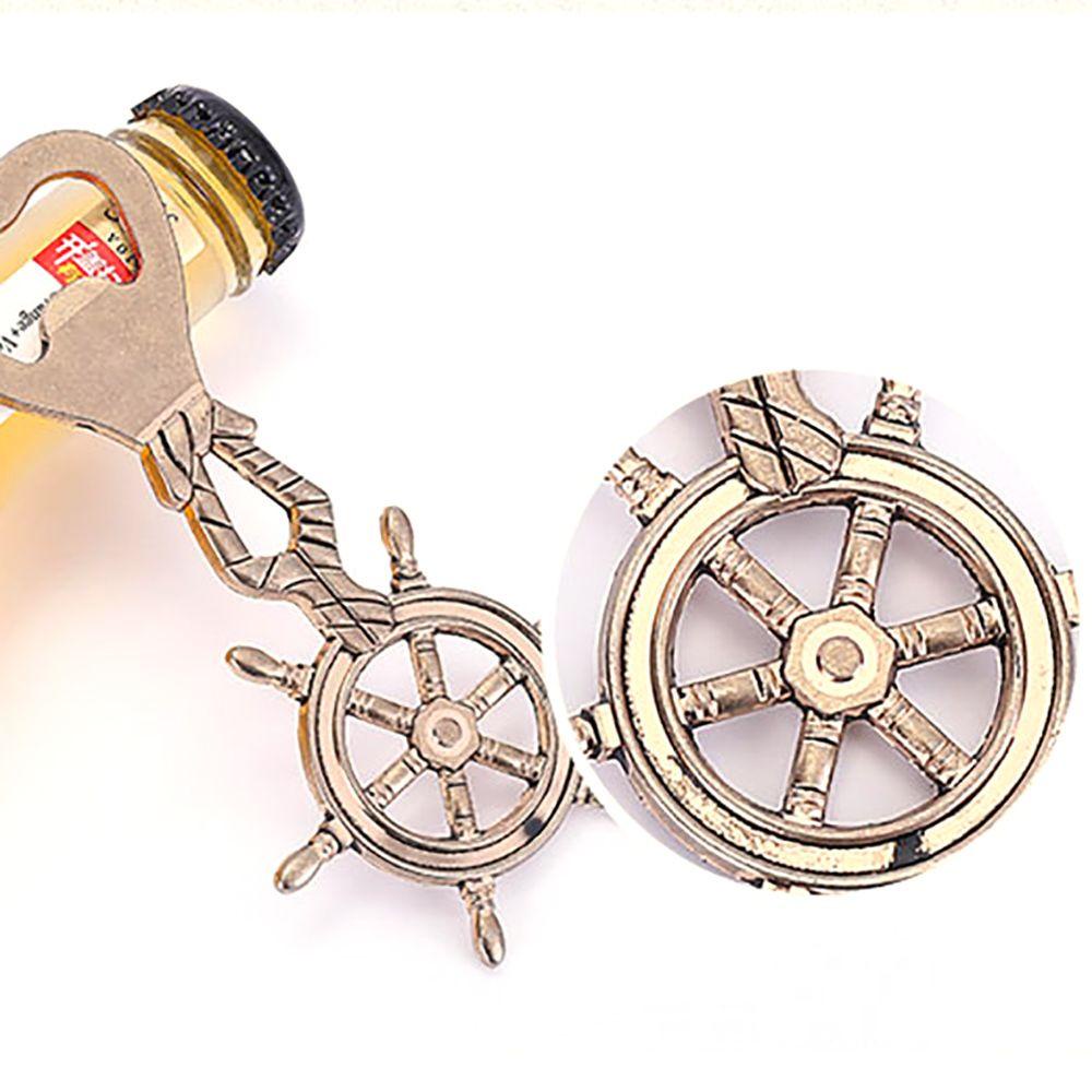 1 Dụng Cụ Mở Nắp Chai Bia NICKOLAS Bằng Đồng Hình Bánh Lái Tàu Cá Nhân Hóa|Phụ Kiện Trang Trí Cho Phòng Tắm Độc Đáo