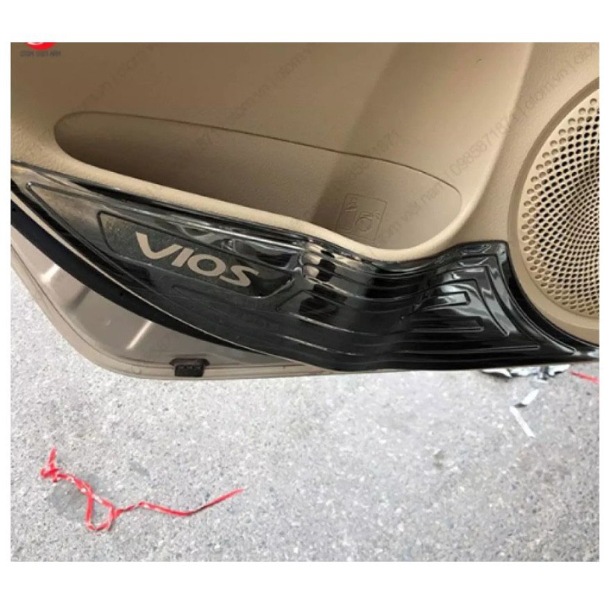 VIOS, bộ 4 ốp tapli cửa dành cho xe VIOS 2019 2020 tặng kèm 1 cuộn băng keo 3.M